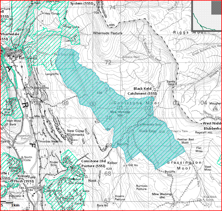 Mossdale Catchment Area Map